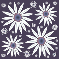 Fototapeta na wymiar Cape daisy flower vector illustration for graphic design and decorative element