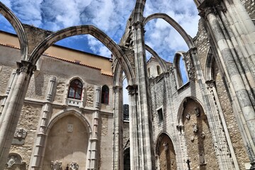 Carmo Convent in Lisbon, Portugal