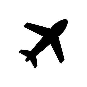 Airplanes icon logo vector