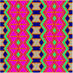 Seamless vector background with repeat pattern. multicolored  mosaic. Perfect for fashion, textile design, cute themed fabric, on wall paper, wrapping paper, fabrics and home decor.
