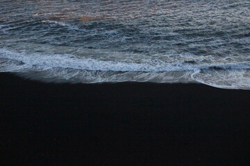 black sand