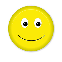 Smile icon isolated on a white background