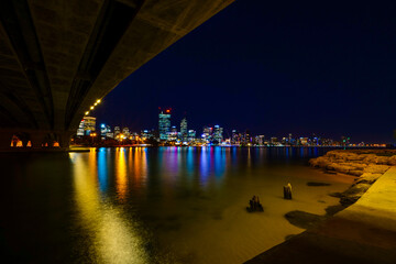 Fototapeta premium Perth night City Skyline 
