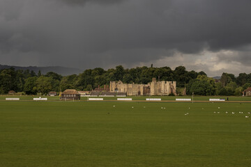 Cowdray polo fields at Midhurst, West Sussex