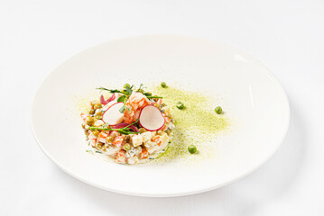 A traditional Russian New Year's Day salad