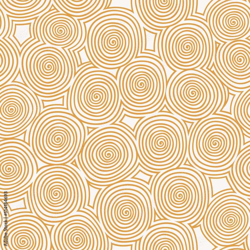 Aufkleber seamless abstract hand drawn pattern