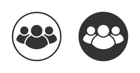 Teamwork icon. Business collaborate icon. Management symbol. Flat vector illustration.