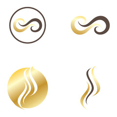 Hair treatment logo removal logo vector image design illustration