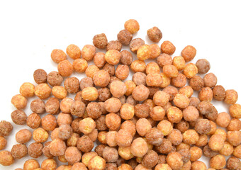 Sweeteted crunchy corn cereal made with real peanut butter and cocoa