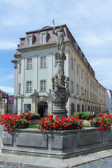 City of Zittau in Saxony Germany - city center