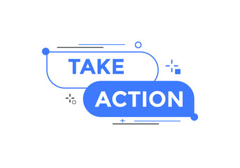 Take Action button. Web template Take Action. social media post
