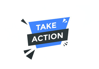 Take Action button. Web template Take Action. social media post

