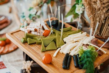 vegetables on a table