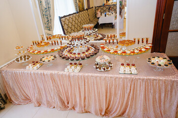 wedding cake decorated with flowers