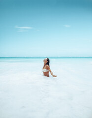 Happy Woman on the Beach