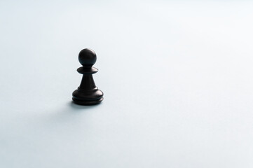 Black pawn chess piece