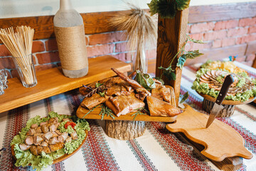 table setting for a dinner