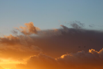 Obraz premium ciel et nuages en Normandie
