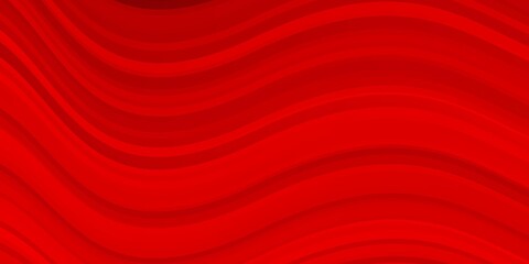 Light Red vector template with wry lines.