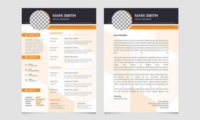 Modern simple template for curriculum vitae