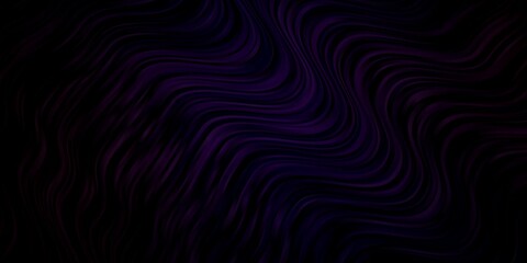 Dark Pink, Yellow vector background with wry lines.