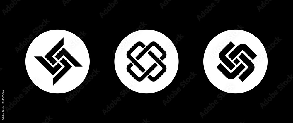 Poster set of geometric shapes. beautiful symbol design element. vector