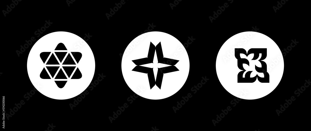 Poster set of geometric shapes. beautiful texture design element. vector, 2022-2023
