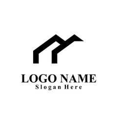 Home interior themed vector logo