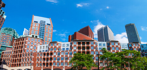 Downtown of Rotterdam in Holland