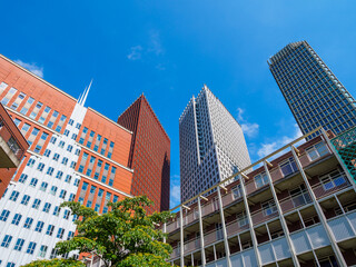 Downtown of Rotterdam in Holland