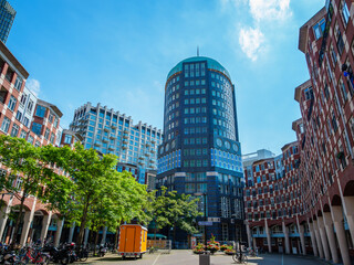 Downtown of Rotterdam in Holland