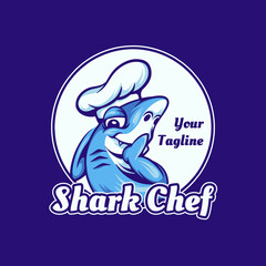 Shark Chef Character Logo