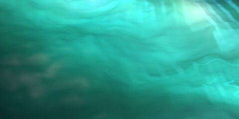Fototapeta na wymiar Turquoise waves, abstract background. 3D rendering