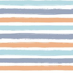 Hand drawn striped pattern, stripe seamless background. Design for scrapbooking, decoration, cards, background, wallpaper, wrapping, fabric and all your creative projects. Vector illustration