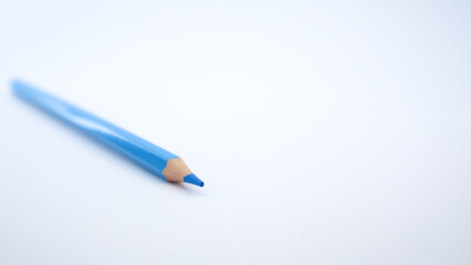 pencils isolated on white background close up