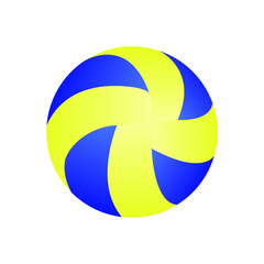 Volleyball ball vector icon. Volleyball game sport ball icon. Sports icon.