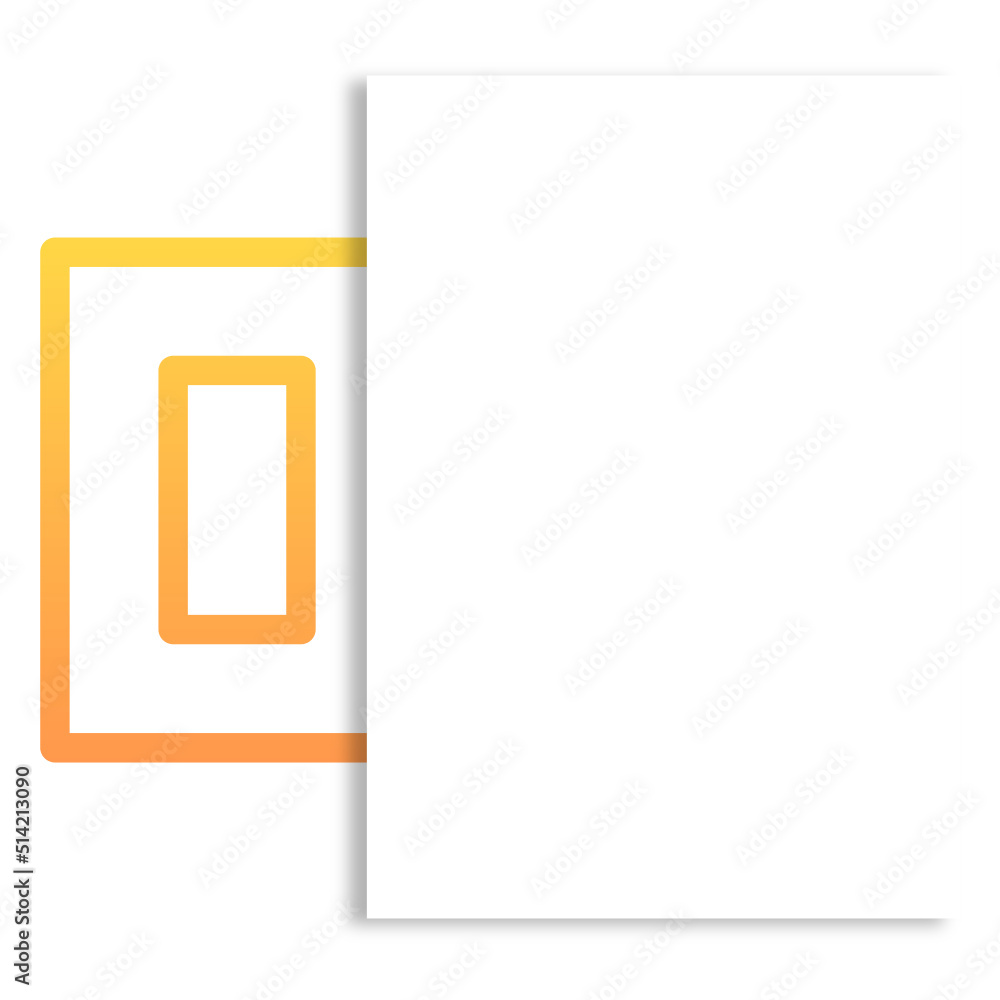 Canvas Prints gradient number text box