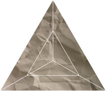 Triangular geometric texture