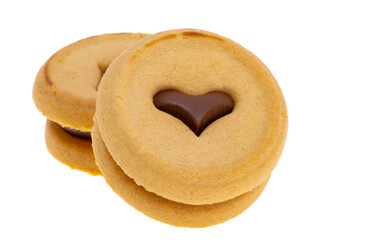 sandwich cookie isolated