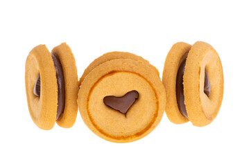 sandwich cookie isolated