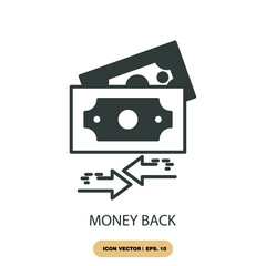 money back icons  symbol vector elements for infographic web