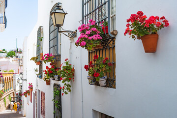 Cityscape of the village of Mojacar (Almeria, Andalusia, Spain)