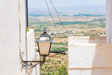 Obraz na płótnie Canvas Cityscape of the village of Mojacar (Almeria, Andalusia, Spain)