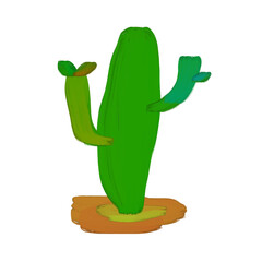 cactus cartoon illustration
