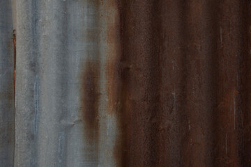 sheet metal corroded and rust texture and background
