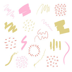 hand drawn vector grunge texture brush strokes, scrawls, scribbles, doodles