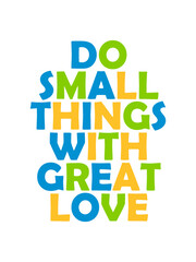 Zitat do small things 