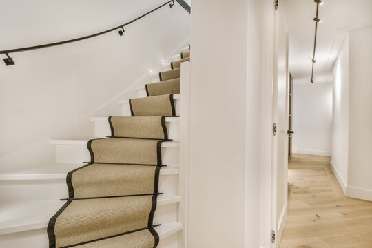 Runner Rug On Steps In House