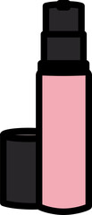 Beauty cosmetic make up vector shape