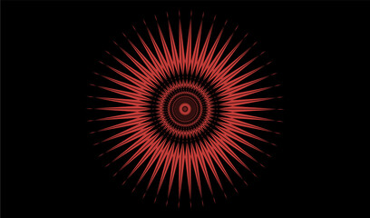 it is a geometric abstract mandala for your logo 